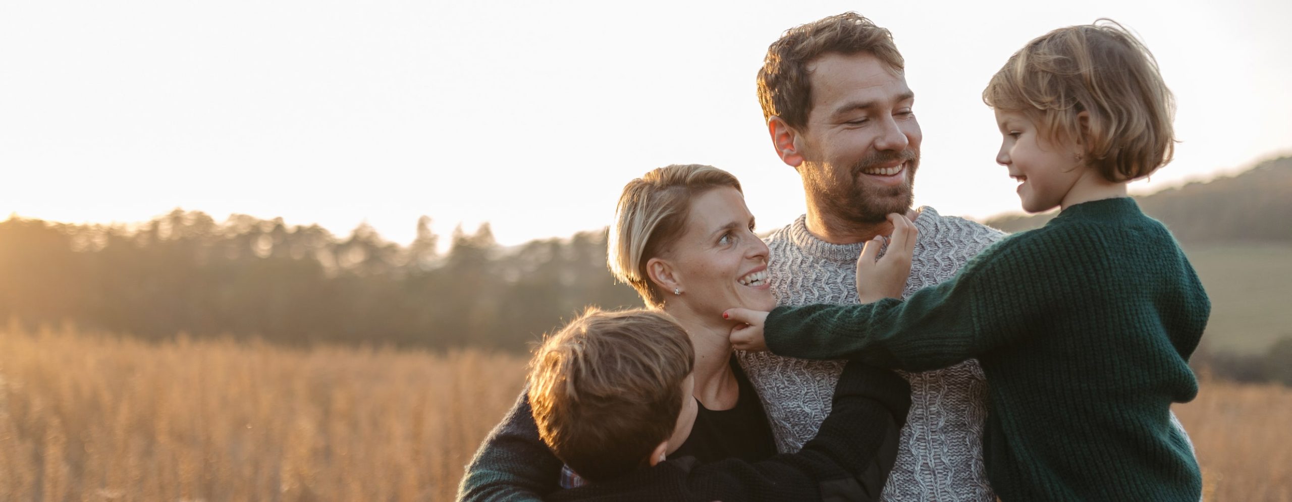 Happy family after dental care at James Dental in Des Moines IA